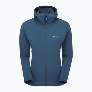 Giacca softshell da donna Rab Borealis Hoody blu tempesta