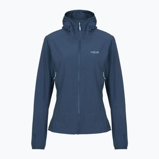 Giacca softshell da donna Rab Borealis Hoody blu tempesta