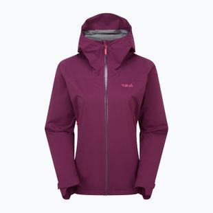 Giacca impermeabile da donna Rab Downpour Light mulberry