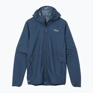 Giacca Rab Windgather Hoody da uomo blu tempesta