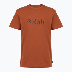 T-shirt uomo Rab Stance Logo red earth
