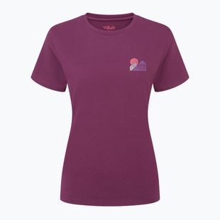 Maglietta donna Rab Tuku Vista Tee mulberry
