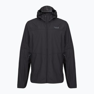 Rab Windgather Hoody nero da uomo