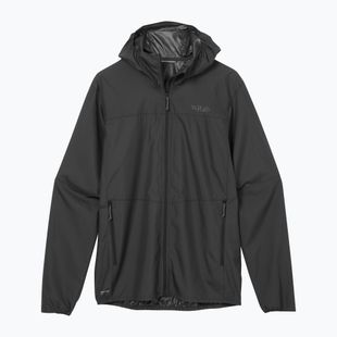 Rab Windgather Hoody nero da uomo