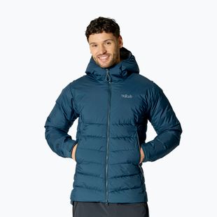 Piumino uomo Rab Infinity Windstopper Hoody tempest blue