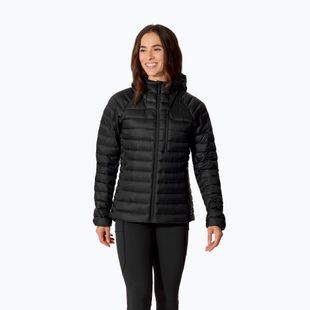 Piumino donna Rab Microlight Alpine Hoody black