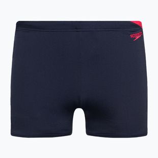 Boxer da bagno Speedo Hyper Boom Splice da uomo true navy/fed red