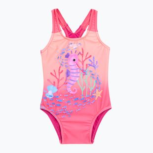 Costume da bagno intero per bambini Speedo Digital Printed bloominous pink/cupid coral