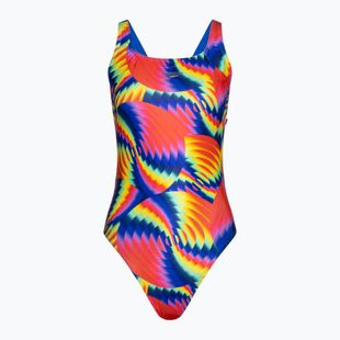 Costume da bagno Speedo donna Allover Digital Leaderback anguria/ rosa flare/man peel/lemon drizzle