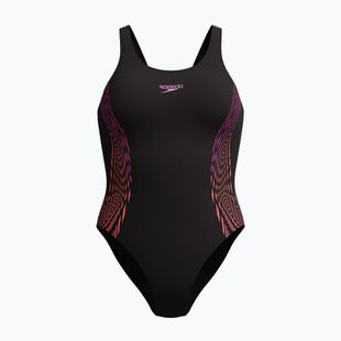 Costume da bagno intero da donna Speedo Placement Muscleback neon violet