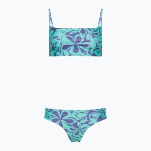 Costume da bagno due pezzi da donna Speedo Printed Adjustable Thinstrap hapuna blu