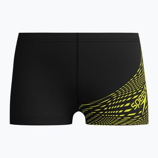Boxer da nuoto per bambini Speedo Medley Logo Aquashort hyper yellow