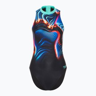 Costume intero da donna Speedo Printed Hydrasuit speedo nero