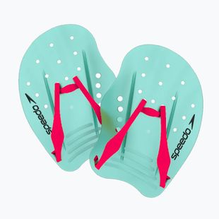 Speedo Tech lava red/chill arctic glass swim paddles