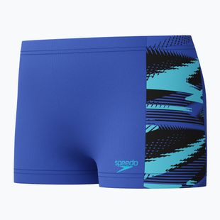 Boxer Speedo da bambino HyperBoom Panel Aquashort cobalto pop