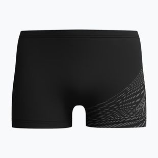 Boxer da nuoto uomo Speedo Medley Logo Aquashort black/usa charcoal