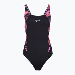 Costume da bagno intero da donna Speedo HyperBoom Splice Muscleback neon violet