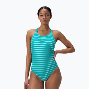 Costume da bagno intero da donna Speedo Eco Endurance+ Printed Medalist turquoise gem