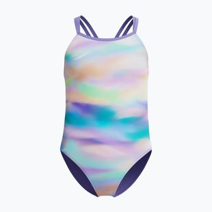 Costume da bagno intero per bambini Speedo Printed Twinstrap purple fog