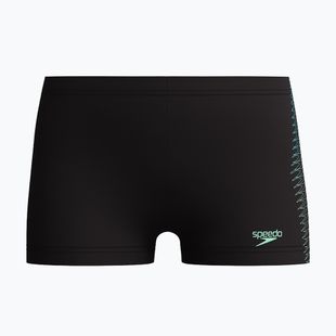 Boxer da nuoto per bambini Speedo Plastisol Placement Aquashort black/alfalfa green