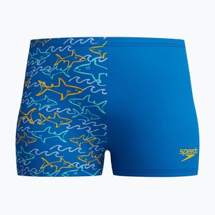 Speedo Digital Allover Aquashort boxer nuoto bambino blu laguna