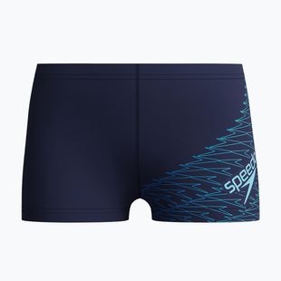 Speedo Medley Logo Aquashort boxer nuoto bambino peacoat/blu zucchero