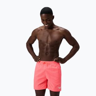 Costume da bagno uomo Speedo Essentials 16" black/neon coral