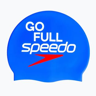 Speedo Cuffia in silicone stampato speedo blue go full speedo