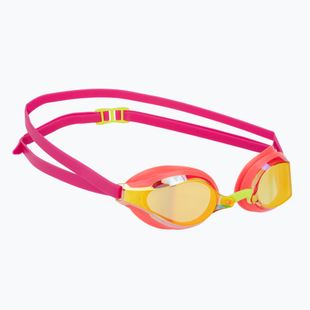 Occhialini da nuoto Speedo Fastskin Speedsocket 2 Mirror neon melon/vermilion/gold mirror