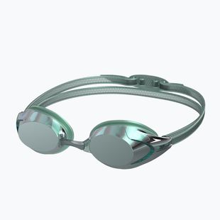 Occhialini da nuoto Speedo Vanquisher 3.0 Mirror Ltd storm green/grey/emerald matte mirror ltd