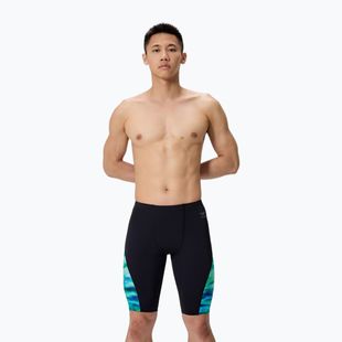 Jammer da nuoto uomo Speedo Printed Side Spliced sunset grove/black