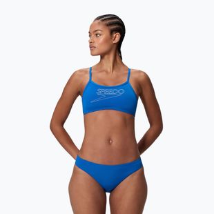Costume da nuoto due pezzi da donna Speedo Endurance+ Logo Thin Strap Turkish Sea