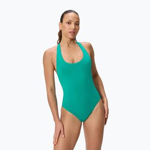 Costume intero donna Speedo Solid Scoop Neck peacock teal