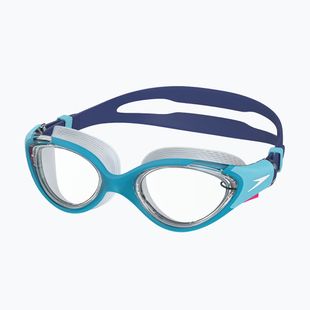 Occhialini da nuoto donna Speedo Biofuse 2.0 mayan blue/clear
