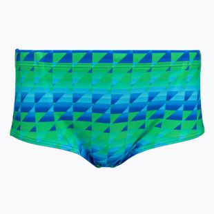 Boxer da nuoto uomo Speedo ML Printed 13.5 cm Brief quilted triangles/lagoon blue