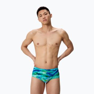 Boxer da bagno uomo Speedo Printed 13.5 cm Brief sunset grove/green