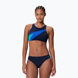 Costume da bagno a due pezzi da donna Speedo Hyperboom Butterfly Back peacoat/deep sapphire
