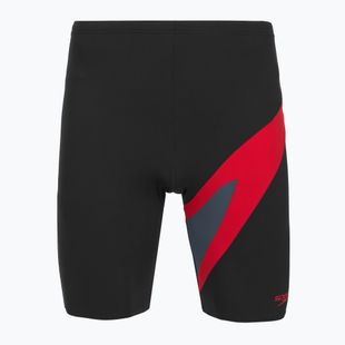 Jammer da uomo Speedo Hyperboom anthracite/high risk red