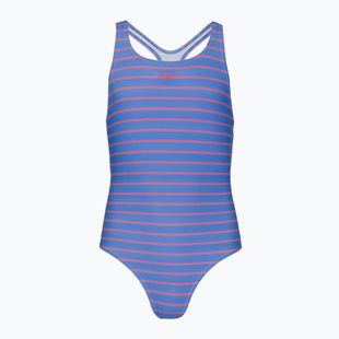 Costume da bagno intero bambino Speedo Stripe Print Medalist periwinkle blue