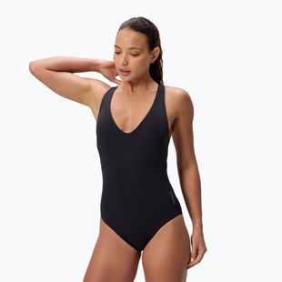 Costume intero da nuoto donna Speedo Sculpture Butterfly Back anthracite