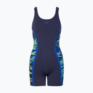 Costume da bagno intero donna Speedo Hyperboom Splice Muscleback Legsuit peacoat/sapphire