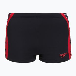 Boxer da bagno Speedo Hyperboom Splice Aquashort anthracite/high risk red