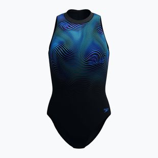 Costume da bagno intero donna Speedo Print Hydrasuit anthracite