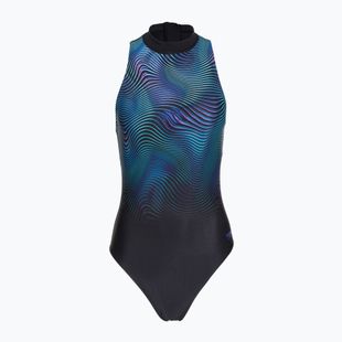 Costume da bagno intero donna Speedo Print Hydrasuit anthracite