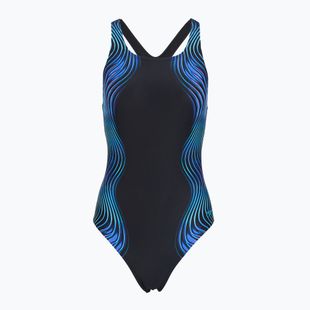 Costume da bagno intero donna Speedo Print Medalist anthracite