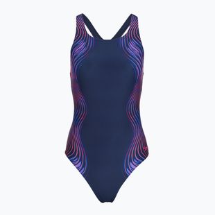 Costume da bagno intero donna Speedo Print Medalist peacoat