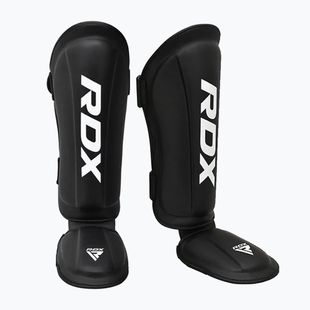 Parastinchi e protezioni per il collo del piede RDX T1 Shin Instep Guards nero