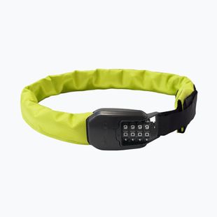 Lucchetto per bicicletta giallo neon Hiplok Spin
