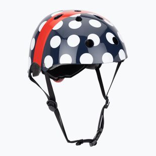 Casco da bici per bambini Hornit PolkaDot navy/bianco/rosso