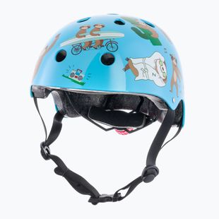 Casco da bici per bambini Hornit Sloth blu/marrone